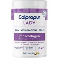 Colpropur Collagene LADY Vaniglia Integratore Benessere Cartilagini Articolazioni e Ossa, 332,5g