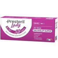 Corman Lady Presteril Salvaslip Super Stesi - In cotone traspirante e assorbente, 20 salvaslip