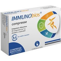 Corobios Italia Immunobios - Integratore per le difese immunitarie, 20 compresse masticabili