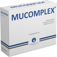 Corobios Mucomplex - Integratore per la gola e le secrezioni bronchiali, 10 bustine da 3 g