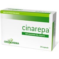 Cristalfarma Cinarepa Integratore Depurazione del Fegato, 24 Capsule