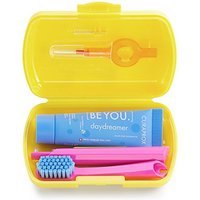 Curaprox Be You Travel Set Giallo Spazzolino + Dentifricio + 2 Scovolini