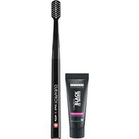 Curaprox Black is White - Set Spazzolino Nero + Dentifricio Sbiancante 10ml