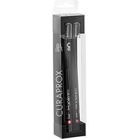 Curaprox Black is White - Spazzolino Nero Supersoft, 2 Spazzolini