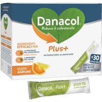 Danacol Plus+ Integratore Alimentare Riduce il Colesterolo grazie agli Steroli Vegetali, 30 Stick gel