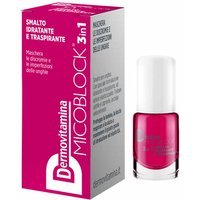 Dermovitamina Micoblock 3 in 1 - Smalto Idratante e Traspirante Colore Fucsia, 5ml