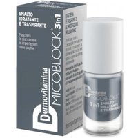 Dermovitamina Micoblock 3 in 1 - Smalto Idratante Traspirante Colore Grigio, 5ml