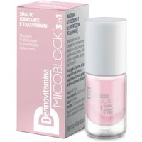 Dermovitamina Micoblock 3 in 1 - Smalto Idratante Traspirante Rosa Chiaro, 5ml