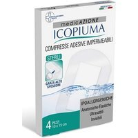 Desa Pharma Icopiuma - Compresse Adesive Impermeabili Misura 10 x 15 cm, 4 Pezzi