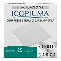 Desa Pharma Icopiuma - Compresse Sterili Di Garza Idrofila 10x10cm, 25 garze