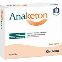 Dicofarm Anaketon Integratore di Vitamine e Sali Minerali Antiemetico, 12 Buste