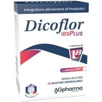 Dicofarm Dicoflor - IBSPlus Integratore alimentare a base di probiotici, 20 bustine orosolubili