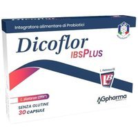 Dicofarm Dicoflor - IBSPlus Integratore alimentare a base di probiotici, 30 Capsule