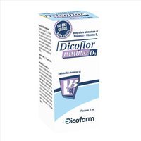 Dicofarm Dicoflor - Immuno D3 Integratore Alimentare, 8ml