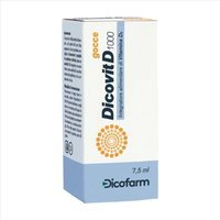 Dicofarm Dicovit D 1000 - Integratore Alimentare Di Vitamica D3, 7.5ml