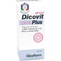 Dicofarm Dicovit Plus Integratore Alimentare di DHA, 15ml