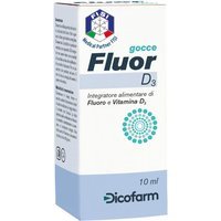 Dicofarm Fluor D3 Integratore Alimentare in Gocce, 10ml