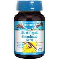 Dietmed Naturmil - Olio di Fegato di Merluzzo 400mg Integratore, 90 Perle