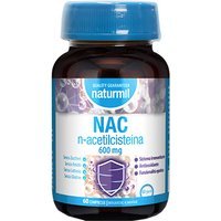 Dietmed Naturmil NAC N-acetilcisteina - Integratore per le difese immunitarie, 60 compresse