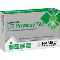 Disbioline LD Proactive - Fermenti lattici vivi per la flora intestinale, 10 compresse masticabili
