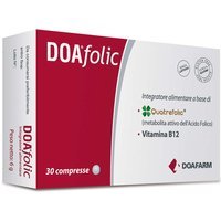 Doafarm Doafolic Integratore di Folato e Vitamina B12, 30 Compresse