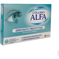 Dompé Alfa - Collirio Idratante Protettivo con Acido Ialuronico, 10 flaconcini