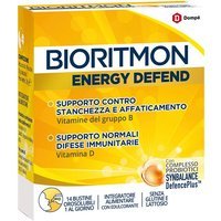 Dompé Bioritmon - Energy Defend Integratore Alimentare Energetico, 14 bustine