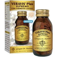 Dr.Giorgini Veravis Plus Supremo con Fermenti Integratore, 180 Pastiglie