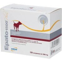 DRN Epato 1500 Plus Alimento Dietetico Complementare per Cani, 120 compresse