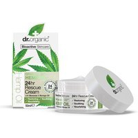 Dr. Organic Hemp Oil - Rescue Cream Crema Viso Intensiva 24H, 50ml