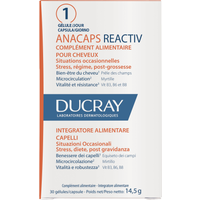 Ducray Anacaps - Reactiv Integratore Capelli Caduta Occasionale, 30 capsule