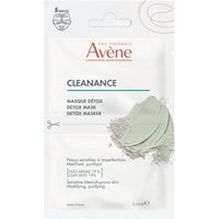 Eau Thermale Avène Cleanance - Maschera Detox per Pelle Sensibile con Imperfezioni, 2 x 6ml