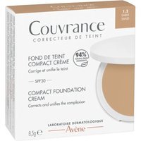 Eau Thermale Avène Couvrance - Fondotinta Compatto in Crema SPF30 colore 1.2 Sand, 8.5g