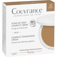 Eau Thermale Avène Couvrance - Fondotinta Compatto in Crema SPF30 colore 1.4 Dorè Golden, 8.5g