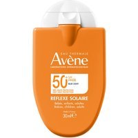 Eau Thermale Avène Reflexe Solaire 50+ Solare Viso e Corpo SPF50+ per Pelle Sensibile, 30ml