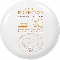 Eau Thermale Avène Solare Compatto SPF50+ Pelli Intolleranti Colore Dorato, 10g