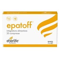 Eberlife Farmaceutici Epatoff Integratore Funzione Epatica Colina e Cardo Mariano, 20 Compresse