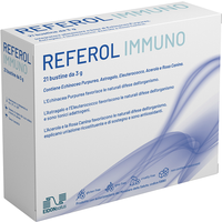 Eidon Salus Referol Immuno Integratore Difese Immunitarie con Echinacea Astragalo Eleuterococco, Acerola e Rosa Canina, 21 Bustine