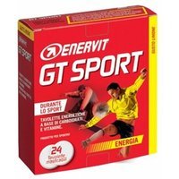 Enervit GT Sport Integratore Alimentare Gusto Limone, 24 tavolette