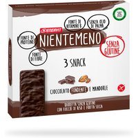 Enervit Nientemeno Barretta Cioccolato Fondente E Mandorle 3 Pz