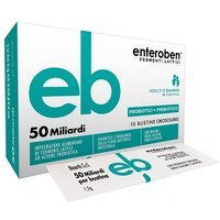 Enteroben 50 Miliardi - Integratore di fermenti lattici vivi, 10 bustine orosolubili