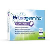 Enterogermina Gonfiore Integratore con Probiotici Estratti Vegetali ed Enzimi Digestivi, 20 Bustine