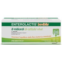 Enterolactis Bevibile Integratore di Fermenti Lattici Vivi, 6 Flaconi