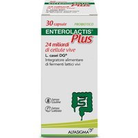 Enterolactis Plus Integratore 24 Miliardi Fermenti Lattici Vivi, 30 Capsule