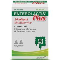 Enterolactis Plus Integratore Fermenti Lattici Vivi, 14 Bustine