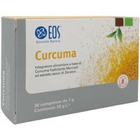 EOS Curcuma Integratore Alimentare Antiossidante, 30 compresse da 1g