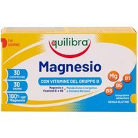 Equilibra Magnesio Integratore con Vitamine del gruppo B, 30 Compresse
