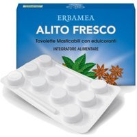 Erbamea Alito Fresco Integratore Funzione Digestiva, 30 Tavolette Masticabili