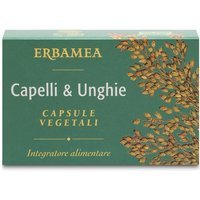 Erbamea Capelli & Unghie Integratore Alimentare, 24 Capsule Vegetali
