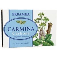 Erbamea Carmina Carbone 24 Capsule Vegetali 12 G